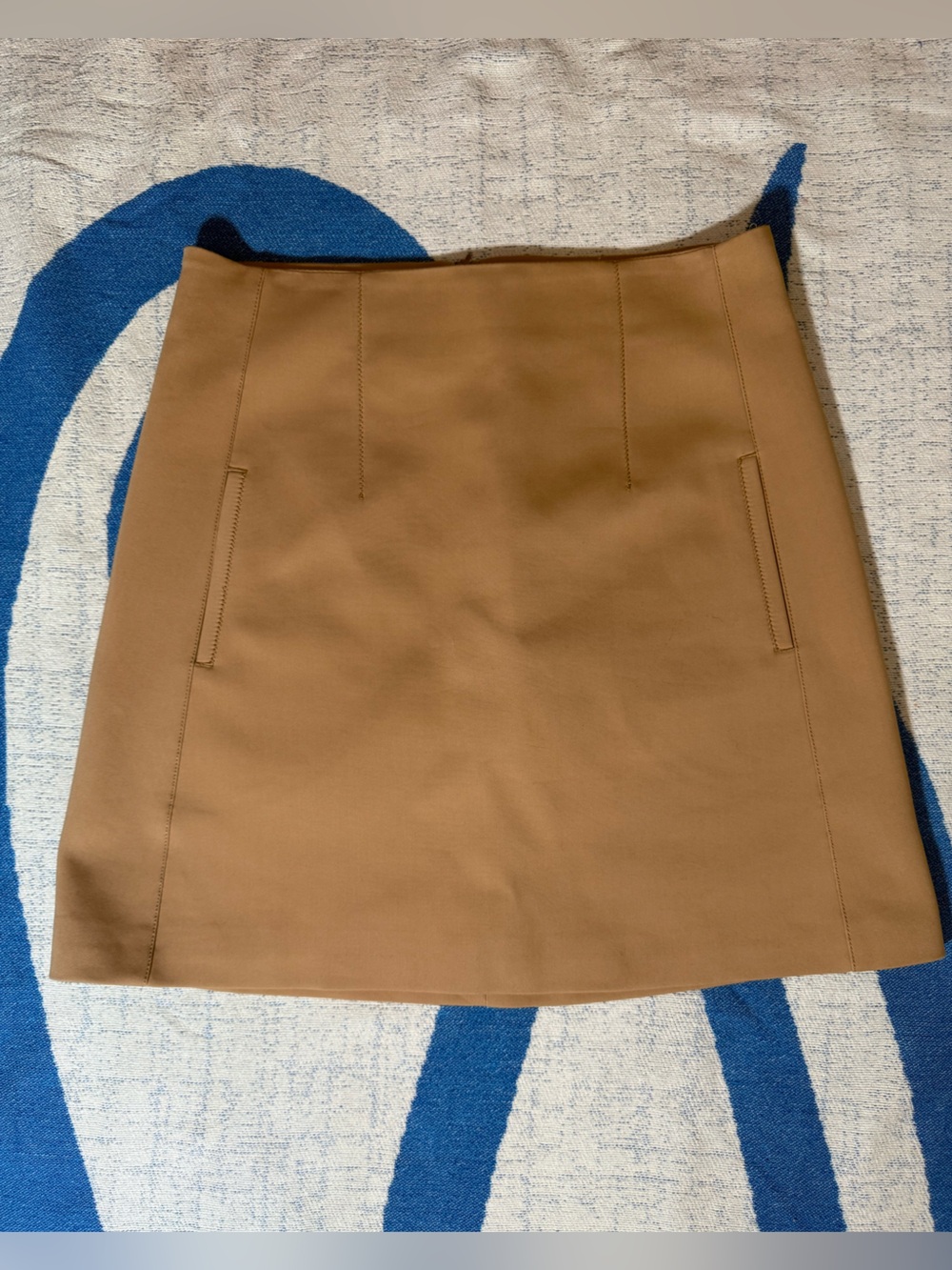 Zara Woman Tan Skirt w/ Pockets
